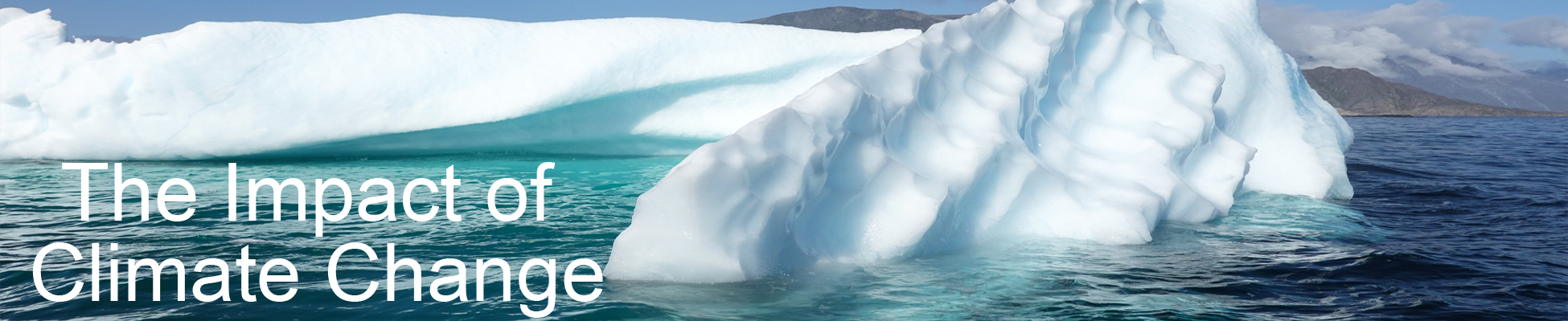 Iceberg in the sea